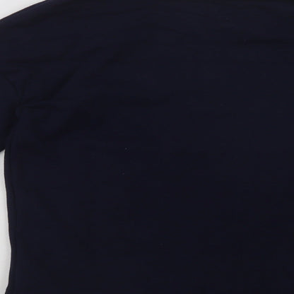 Gap Girls Blue  Cotton Pullover Sweatshirt Size 12 Years   - Girls Rule