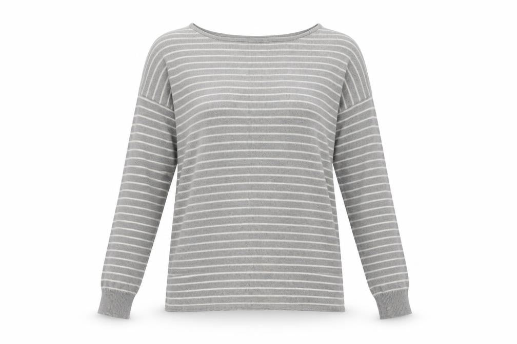 Womens UK Size S Pull & Bear Grey Pullover Jumper