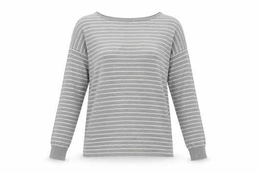 Womens UK Size S Pull & Bear Grey Pullover Jumper