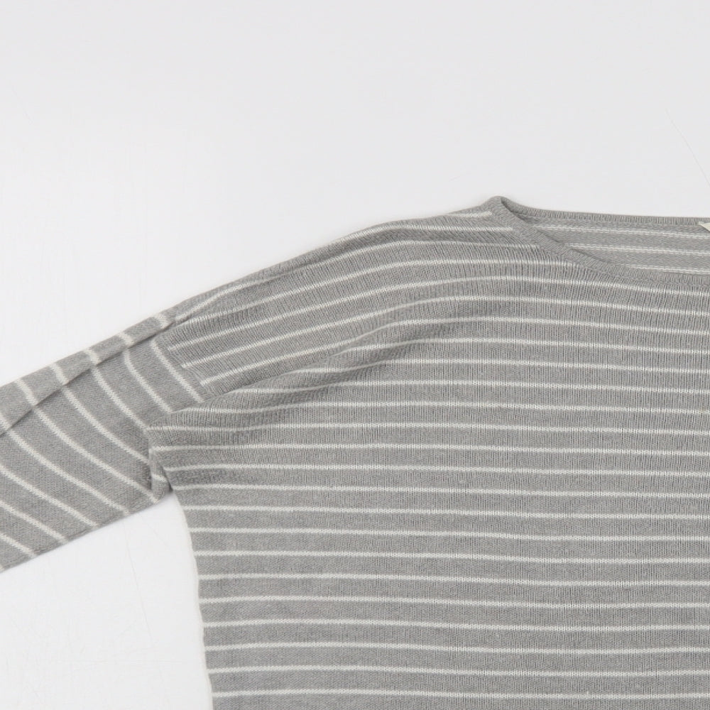 Womens UK Size S Pull & Bear Grey Pullover Jumper