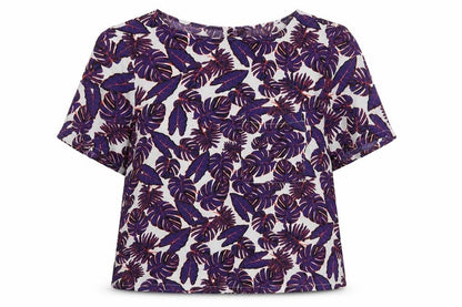 Womens UK Size 8 H&M Purple Basic Blouse