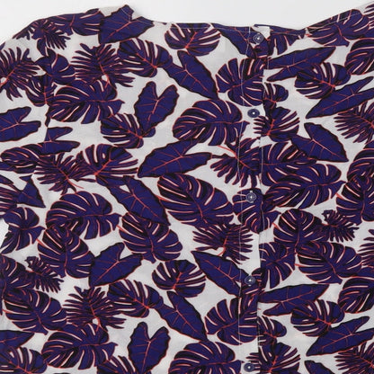 Womens UK Size 8 H&M Purple Basic Blouse
