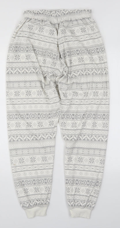 Womens UK Size 6 Primark Regular Fit  White Trousers