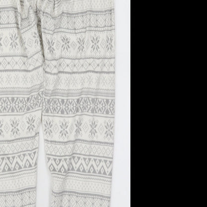 Womens UK Size 6 Primark Regular Fit  White Trousers