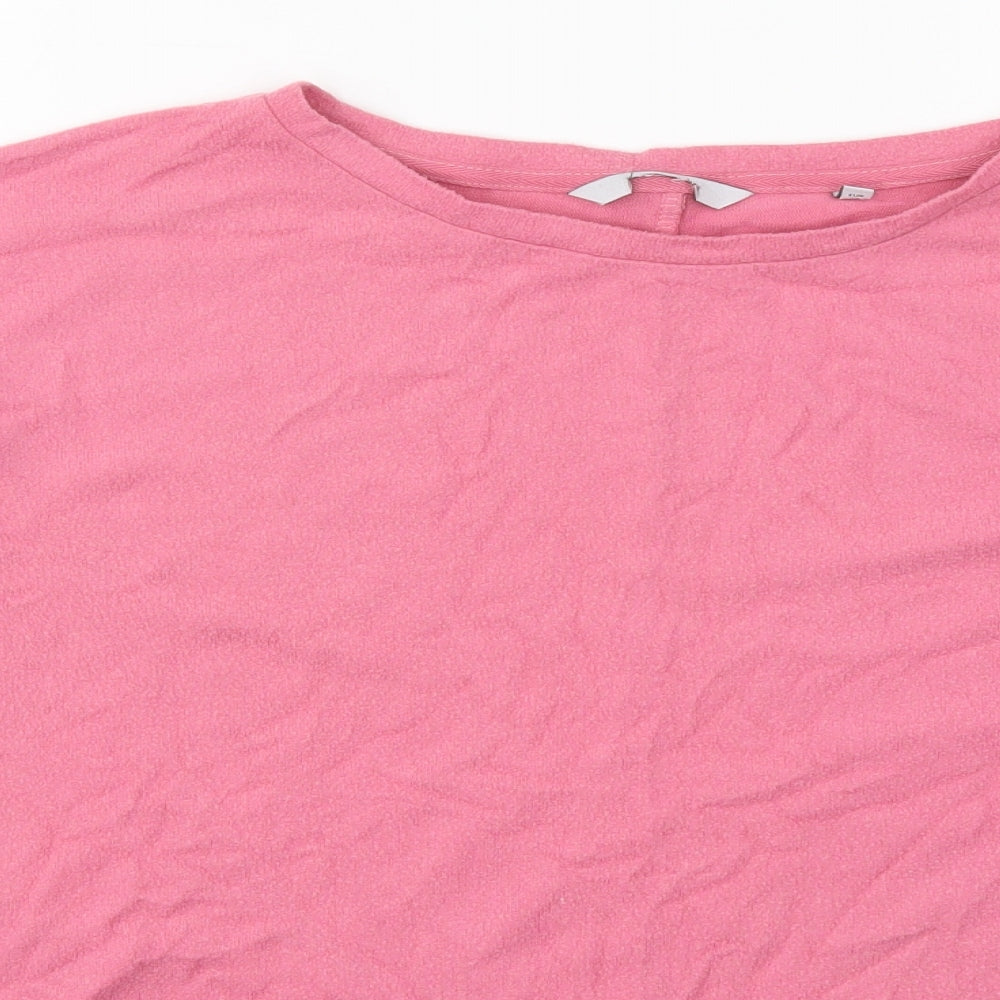 Womens UK Size 10 Preworn Pink Basic T-Shirt