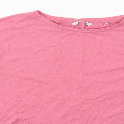 Womens UK Size 10 Preworn Pink Basic T-Shirt