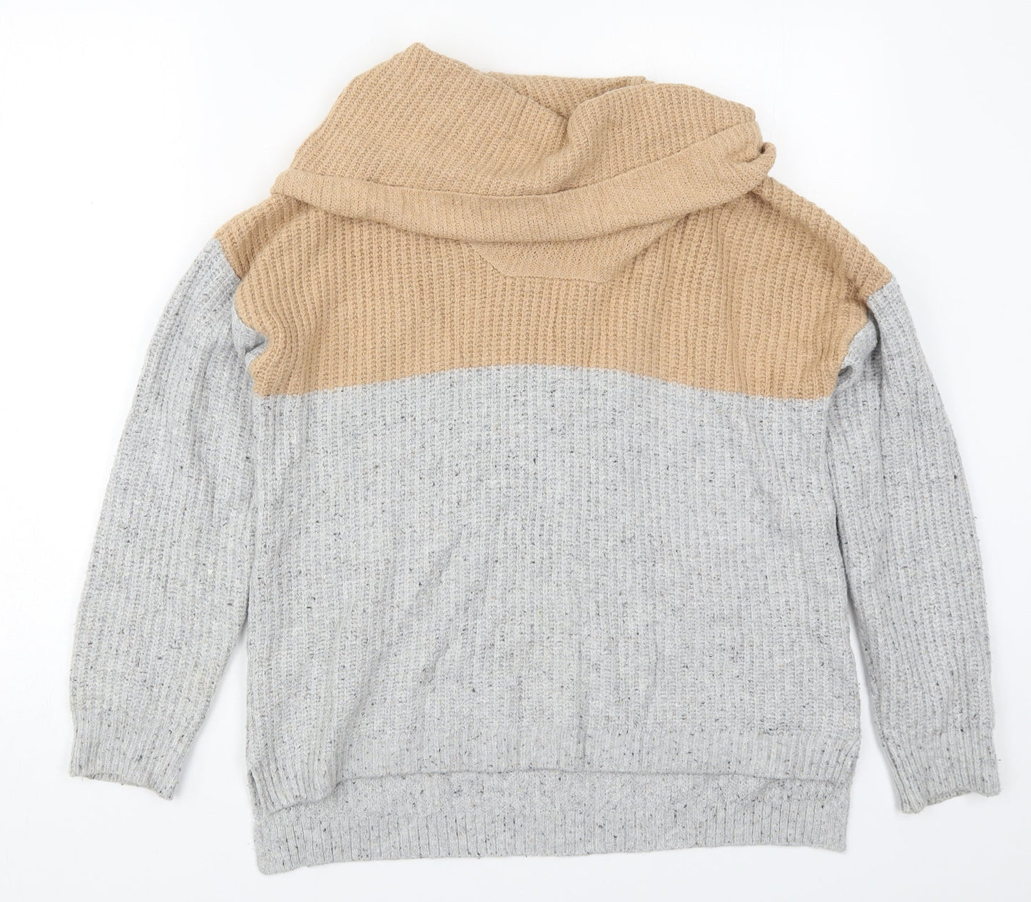 Womens UK Size S Yes Lola Beige Pullover Jumper
