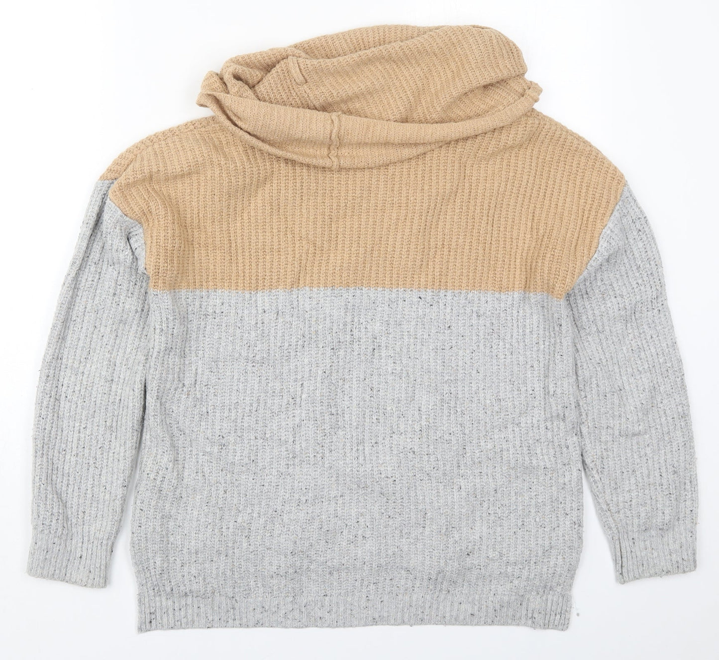 Womens UK Size S Yes Lola Beige Pullover Jumper