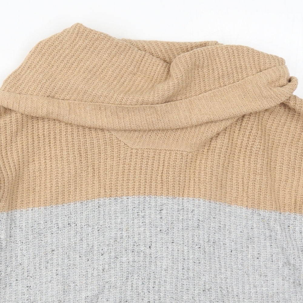 Womens UK Size S Yes Lola Beige Pullover Jumper