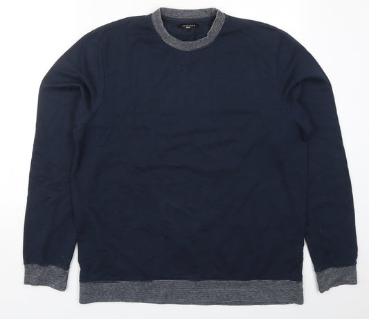 Mens UK Size M New Look Blue Pullover Sweatshirt