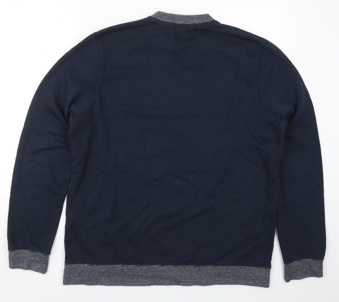 Mens UK Size M New Look Blue Pullover Sweatshirt