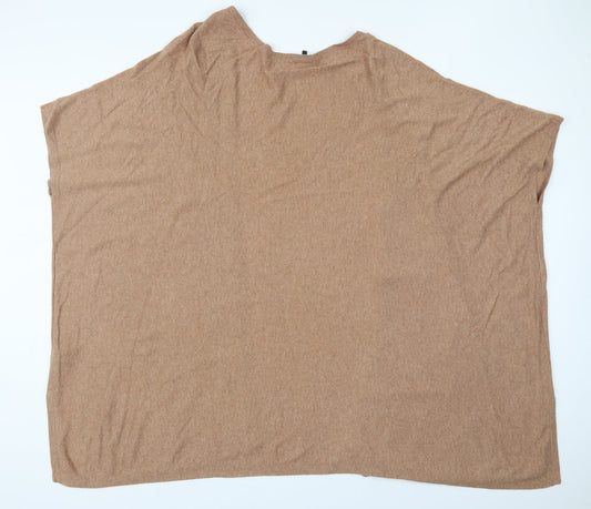 Womens UK Size S NEXT Brown Full Zip Jumper