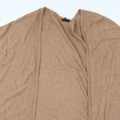 Womens UK Size S NEXT Brown Full Zip Jumper