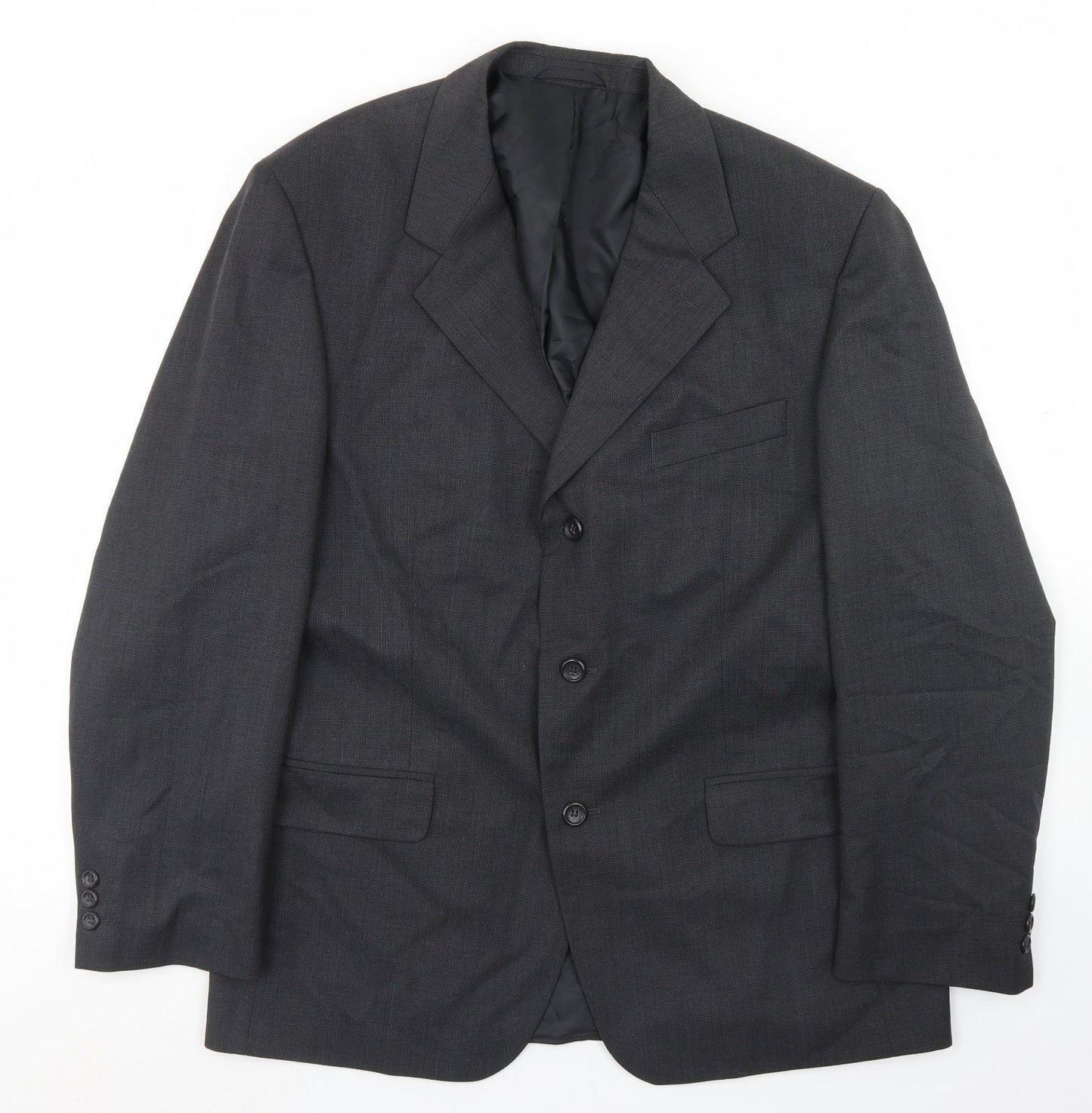 Mens UK Size 42 Burton Regular Grey Suit Jacket