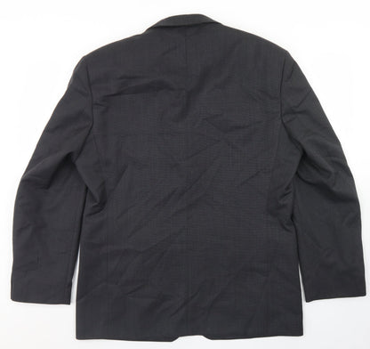 Mens UK Size 42 Burton Regular Grey Suit Jacket