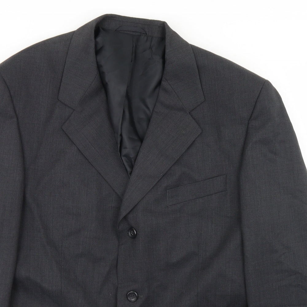 Mens UK Size 42 Burton Regular Grey Suit Jacket