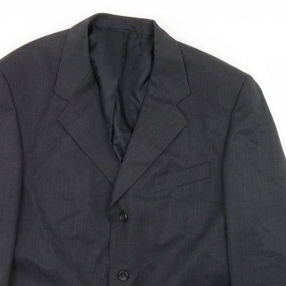Mens UK Size 42 Burton Regular Grey Suit Jacket
