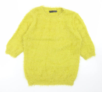 Womens UK Size 6 Atmosphere Green Pullover Jumper