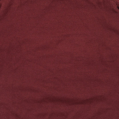 Womens UK Size M Papaya Purple Pullover Jumper