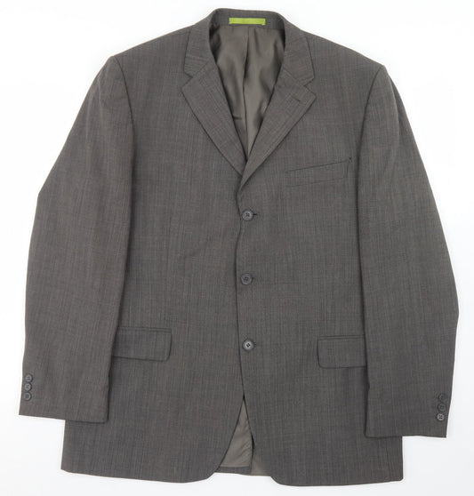 Mens UK Size 42 Burton Regular Brown Suit Jacket