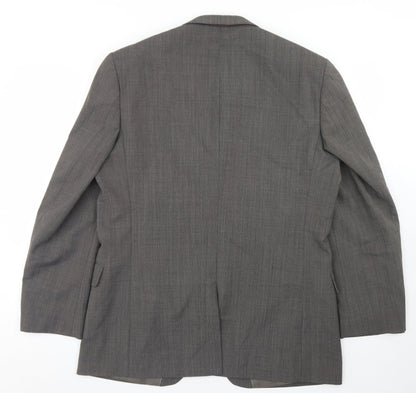 Mens UK Size 42 Burton Regular Brown Suit Jacket