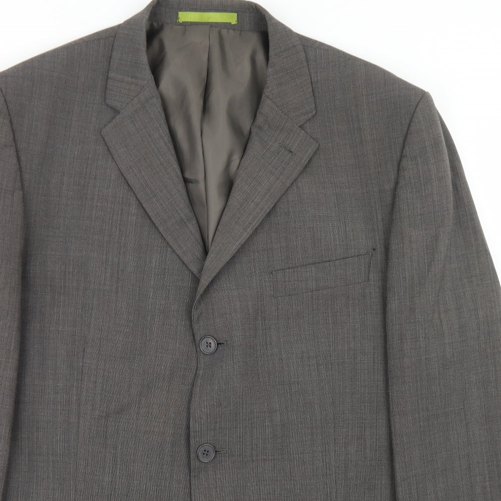Mens UK Size 42 Burton Regular Brown Suit Jacket