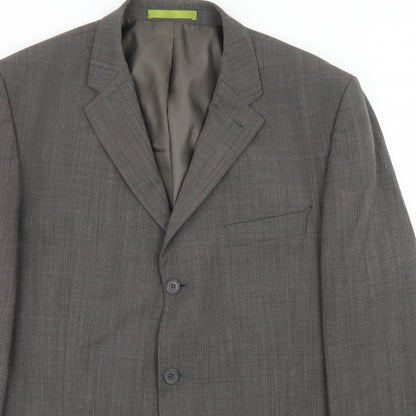 Mens UK Size 42 Burton Regular Brown Suit Jacket