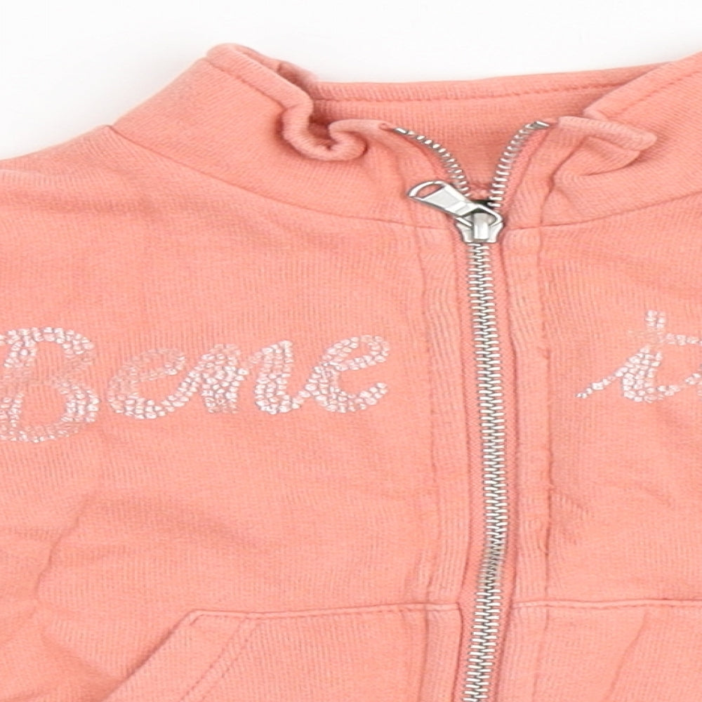 United Colors of Benetton Boys Pink   Gilet Jacket Size 12-18 Months   Zip