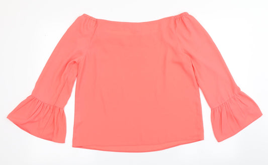 Womens UK Size 10 Atmosphere Pink Basic Blouse