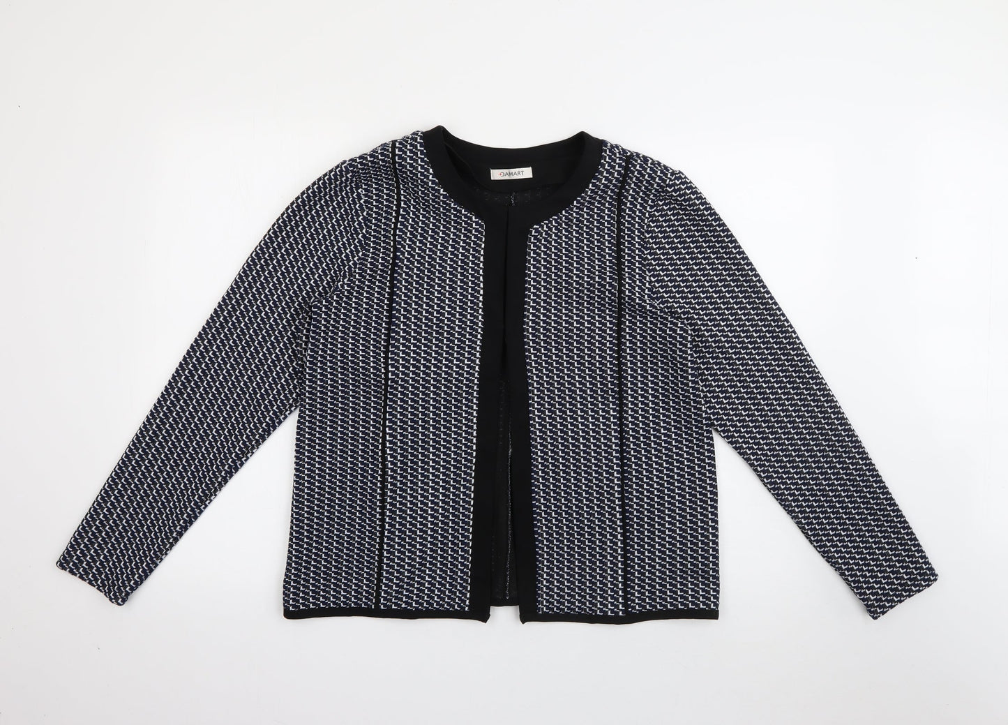 Damart Womens Black   Jacket  Size 14   - Navy