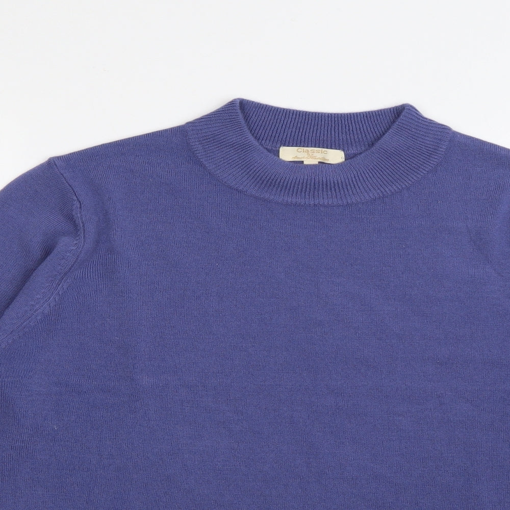 Womens UK Size M Sarah Hamilton Blue Jersey T-Shirt