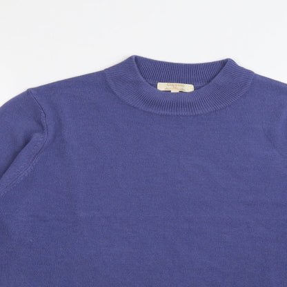 Womens UK Size M Sarah Hamilton Blue Jersey T-Shirt