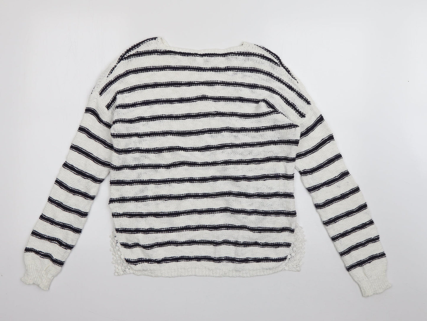 Womens UK Size 8 New Look White Pullover Jumper