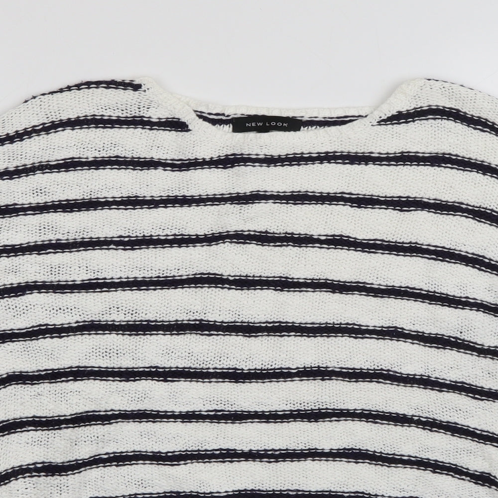Womens UK Size 8 New Look White Pullover Jumper
