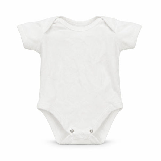 Matalan Baby White  100% Cotton Babygrow One-Piece Size 0-3 Months  Button