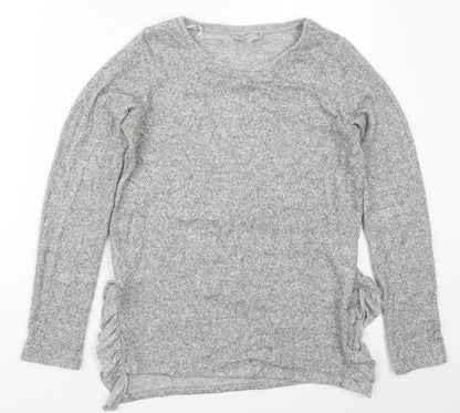 Womens UK Size 6 NEXT Grey Basic T-Shirt