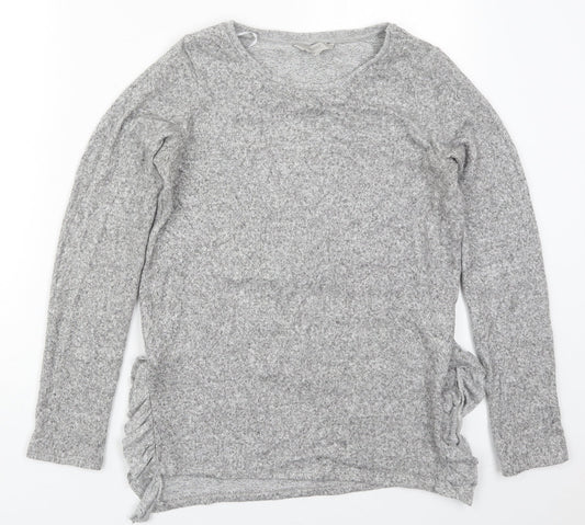 Womens UK Size 6 NEXT Grey Basic T-Shirt