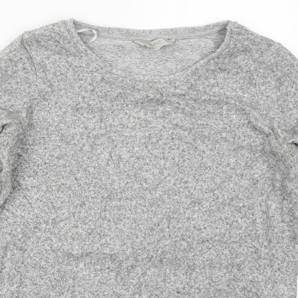 Womens UK Size 6 NEXT Grey Basic T-Shirt