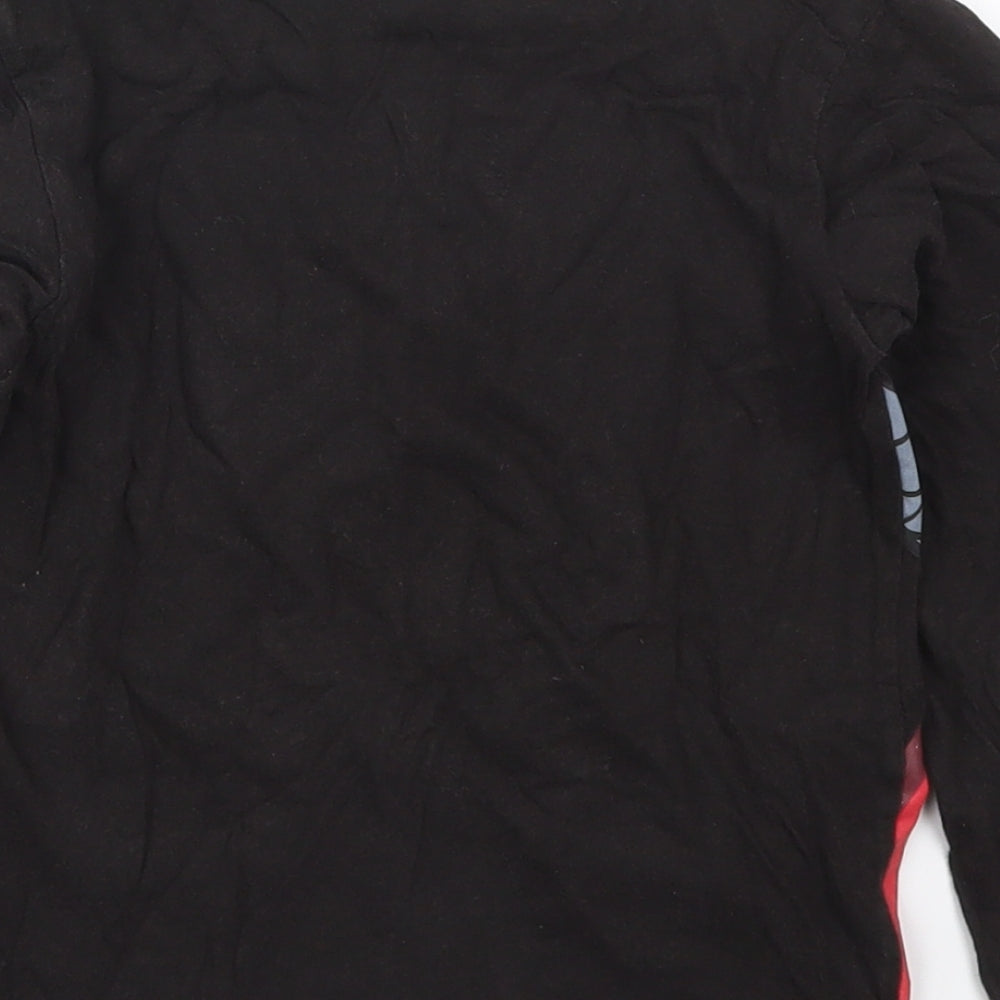 Primark Boys Black  Cotton Basic T-Shirt Size 5-6 Years Crew Neck Pullover - NinjaGQ Lego