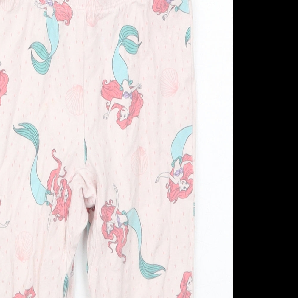 Cotton On Girls Pink  Cotton Sweatpants Trousers Size 2 Years  Regular  - Ariel Pyjama Pants