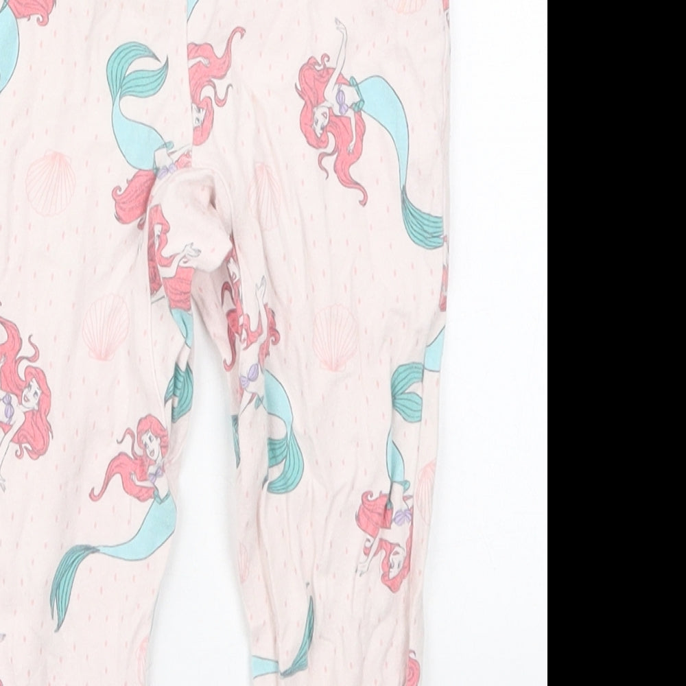 Cotton On Girls Pink  Cotton Sweatpants Trousers Size 2 Years  Regular  - Ariel Pyjama Pants