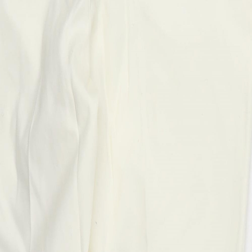 Womens UK Size 12 NEXT Regular Fit  Ivory Trousers