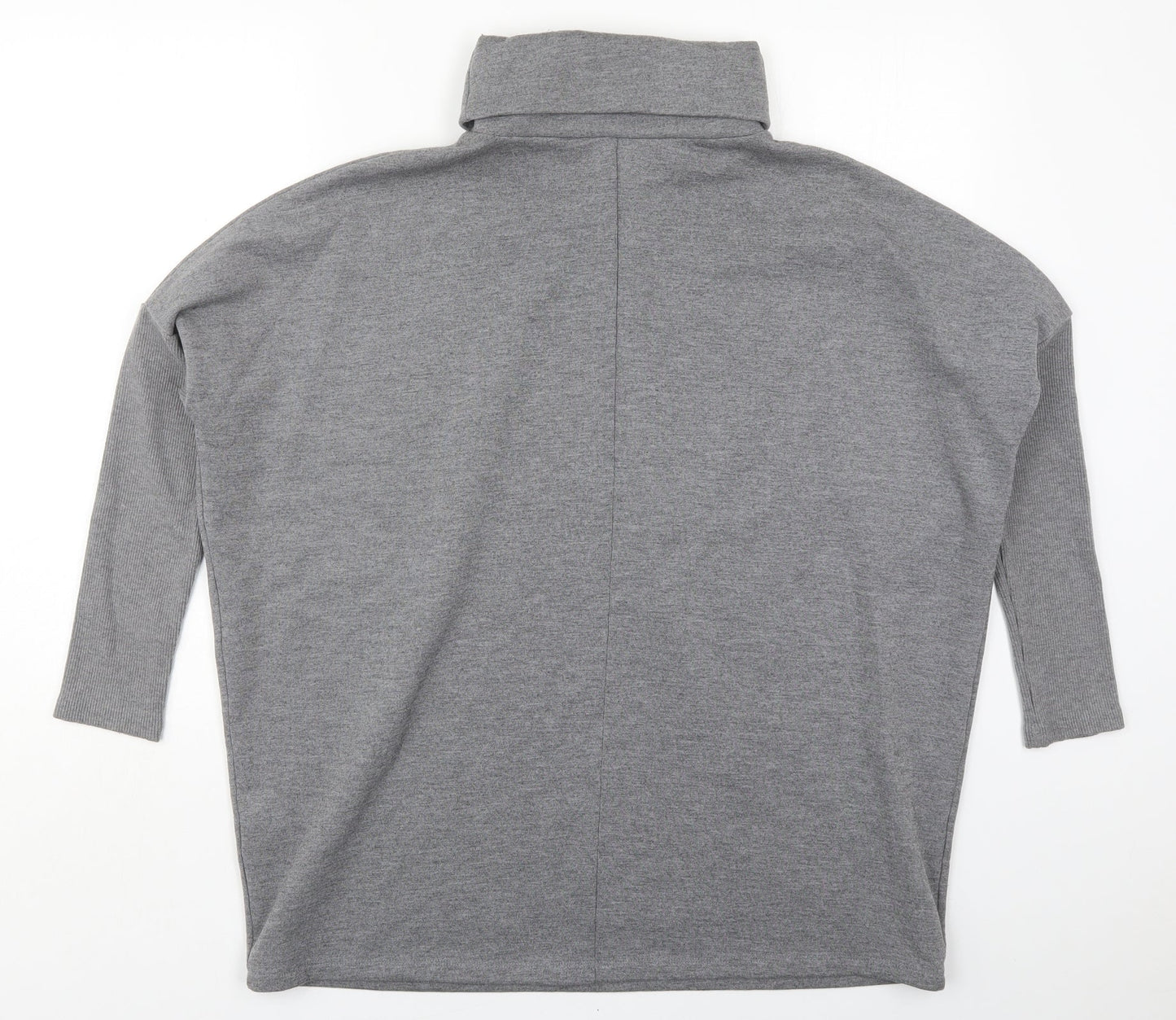Warehouse Womens Grey  Polyester Pullover Sweatshirt Size 12  Pullover