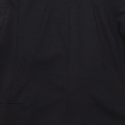 Wallis Womens Black  Polyester Jacket Blazer Size 12