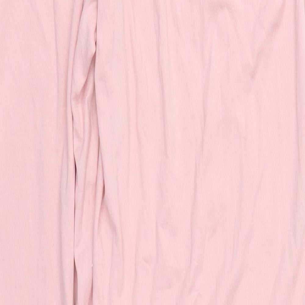Womens UK Size S Preworn Regular Fit  Pink Trousers