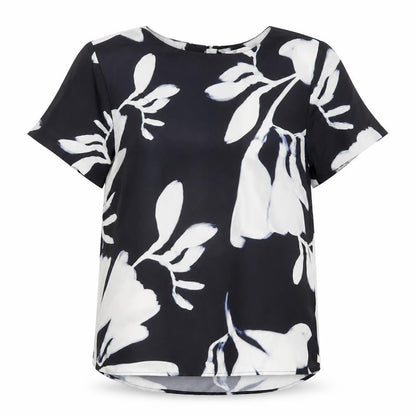 Womens UK Size 6 H&M Black Basic Blouse