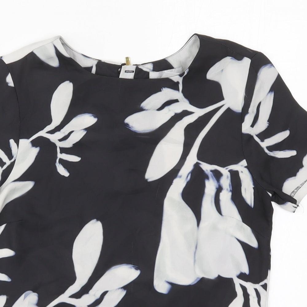 Womens UK Size 6 H&M Black Basic Blouse