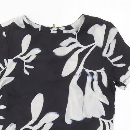 Womens UK Size 6 H&M Black Basic Blouse
