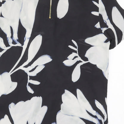 Womens UK Size 6 H&M Black Basic Blouse