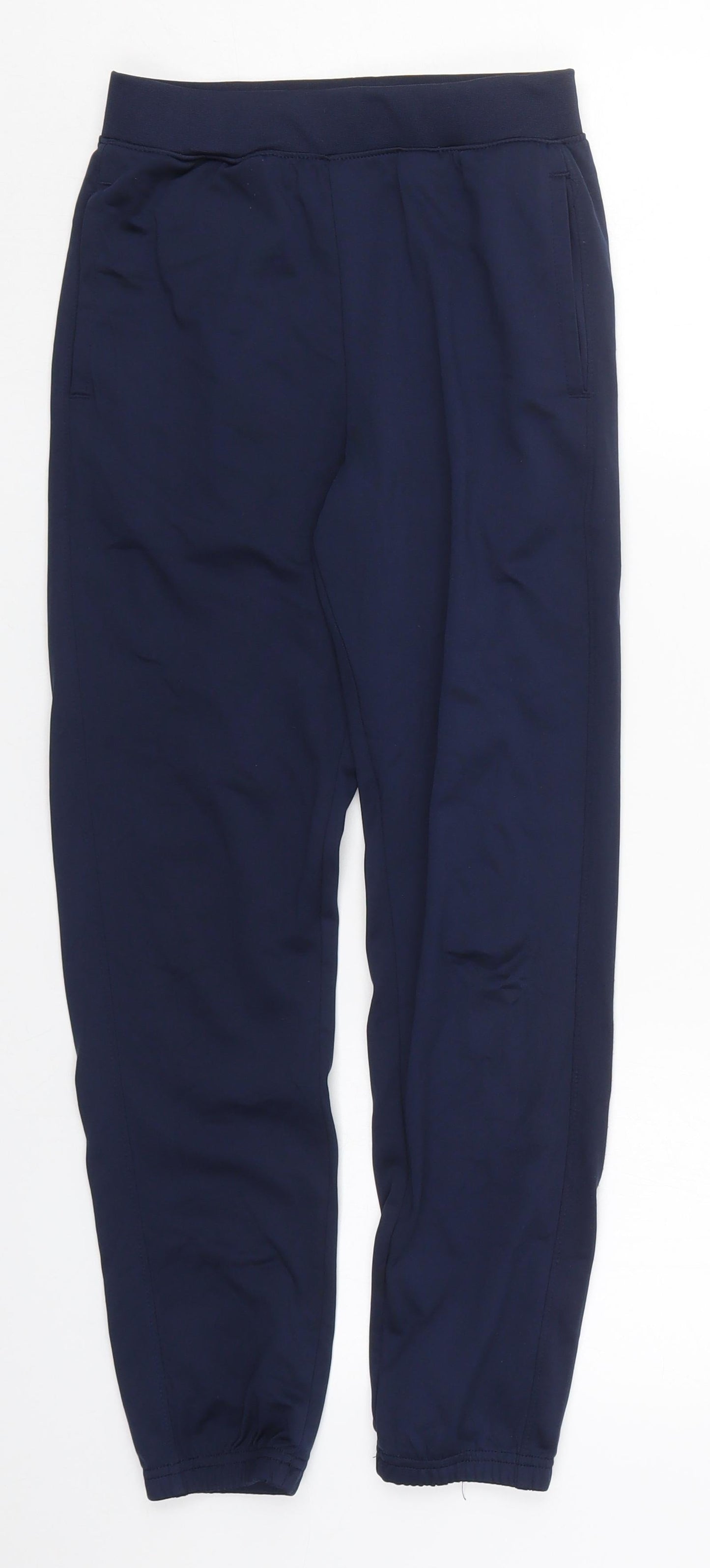 Preworn Mens Blue  Polyester Sweatpants Trousers Size 23 in L24 in Regular